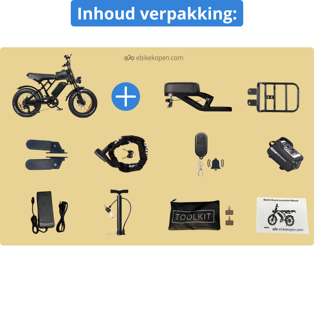 OUXI X80 - Met Accessoires